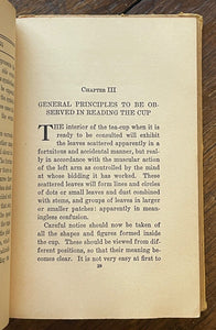 TEA CUP READING: HOW TO TELL FORTUNES BY TEA LEAVES - Ca 1915, DIVINATION OCCULT