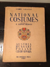 NATIONAL COSTUMES - Lepage-Medvey - POCHOIR PRINTS, East Europe - 1st Ed, 1939