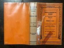 TRANSCENDENTAL MAGIC - Eliphas Levi - 1946 RITUALS MAGICK OCCULT GRIMOIRE