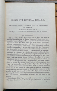 1892 - SOCIETY FOR PSYCHICAL RESEARCH - OCCULT SPIRITS GHOSTS HAUNTED PROPHECY