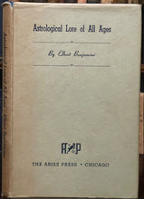 ASTROLOGICAL LORE OF ALL AGES - Benjamine/Zain, 1st 1945 FOLKLORE MYTH ASTROLOGY