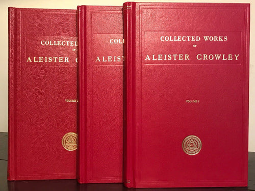 COLLECTED WORKS OF ALEISTER CROWLEY - Yogi Pub 1990 OUT OF PRINT 3 Vols GRIMOIRE