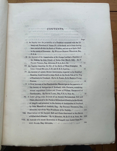 ARCHAEOLIGIA SCOTICA - 1st Ed 1831-57, 3 Vols SCOTTISH SCOTLAND ANCIENT HISTORY