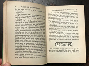 TALES OF SECRET EGYPT - Sax Rohmer, 1st 1919 - FOLKLORE MYTHOLOGY ANCIENT EGYPT