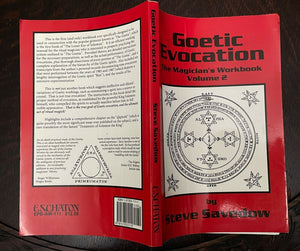 GOETIC EVOCATION: THE MAGICIAN'S WORKBOOK - Savedow, 1999 - MAGICK GRIMOIRE