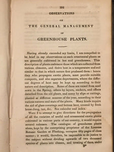 FLORIST'S GUIDE CONTAINING PRACTICAL DIRECTIONS T. Bridgeman, 1840 BOTANY PLANTS