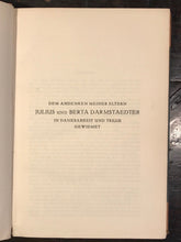 DIE ALCHEMIE DES GEBER - Ernst Darmstaedter, 1922 - ALCHEMY MAGICK HERMETICA