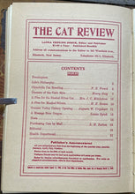 THE CAT REVIEW - 1st, Jan-June 1910 KITTY FELINE JOURNAL, BREEDING, HEALTH, ADS