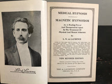 1925 MEDICAL HYPNOSIS MAGNETIC HYPNOTISM - de Laurence, Copy of FAMOUS MAGICIAN