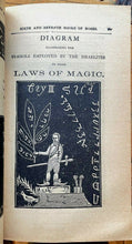 6th AND 7th BOOKS OF MOSES, OR MOSES' MAGICAL SPIRIT ART - MAGICK GRIMOIRE 1920s