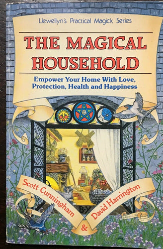 MAGICAL HOUSEHOLD - Cunningham, 1988 SIGNED - MAGICK WITCHCRAFT WITCH GRIMOIRE