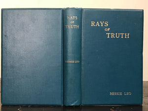 BESSIE LEO - RAYS OF TRUTH - 2nd Ed 1919 - RELIGIOUS ASPECTS OF ASTROLOGY Occult