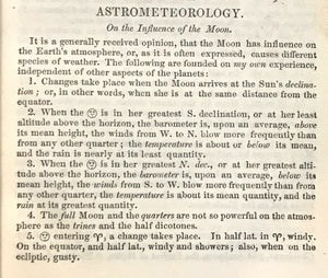 MONTHLY SCIENTIFIC MESSENGER: ASTROLOGY, ASTRONOMY - Simmonite, 1st 1843