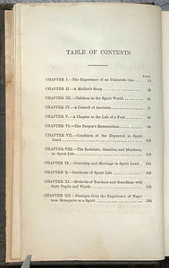 REAL LIFE IN THE SPIRIT LAND - 1st 1870 - AFTERLIFE OCCULT SOUL GHOSTS SPIRITS