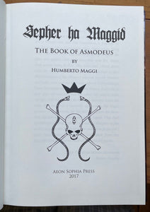 SEPHER HA-MAGGID: THE BOOK OF ASMODEUS - Maggi, 1st 2017 - DEMONOLOGY GRIMOIRE