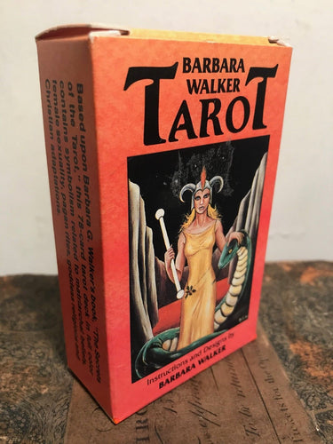 BARBARA WALKER TAROT Cards Deck - 1st Ed 1986 - AGMuller, Near Mint, OOP