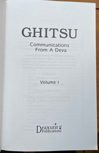GHITSU: COMMUNICATIONS FROM A DEVA - 1st 1995 - SPIRIT COMMUNICATIONS DARKNESS