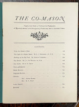 THE CO=MASON Journal - 1st, Oct. 1918 - MEN WOMEN FREEMASONRY MASONIC MYSTERIES