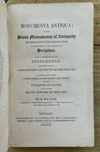 MONUMENTS OF ANTIQUITY - 1st 1840 ANCIENT BRITISH TEMPLES DRUIDS STONEHENGE