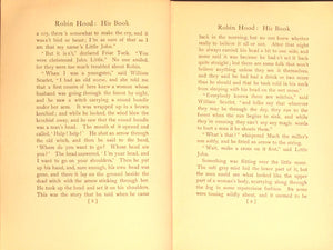 ROBIN HOOD: HIS BOOK, Eva Tappan, Illustrated by Charlotte Harding, 1st/1st 1903