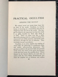PRACTICAL OCCULTISM - W. KENILWORTH, 1st 1921 - PSYCHIC ASTROLOGY SOUL KARMA
