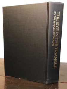 ISRAEL REGARDIE — ALEISTER CROWLEY EYE IN THE TRIANGLE Stated 1st/1st 1970 HC/DJ