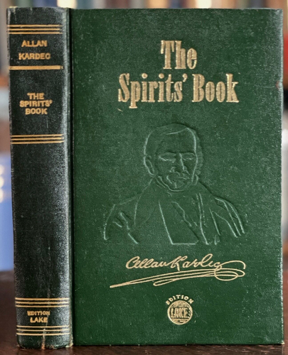 THE SPIRITS' BOOK - Allan Kardec, 1st 1972 SPIRITUALISM SPIRITS IMMORTALITY SOUL