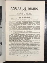 AQUARIUS RISING - LOT of VINTAGE MAGAZINES JOURNALS, 1950s-60s, ASTROLOGY OCCULT