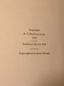 THE RETURN OF TARZAN by Edgar Rice Burroughs — A.L. Burt, 1916