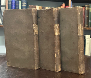 WORKS OF RICHARD HOOKER - Walton, 1821, 3 Vols - CHRISTIAN ANGLICAN THEOLOGY