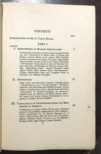 SPIRITUALISM: HISTORY, PHENOMENA - Hill, Arthur Conan Doyle 1919 GHOSTS SPIRITS