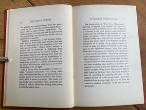 OCCULT POWERS OF MODERN SPIRITUALISM - Rundquist, 1st 1925 PSYCHIC SUPERNATURAL