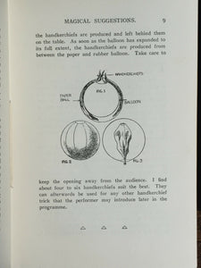 MAGICAL SUGGESTIONS - HARRY LATOUR - 1st, 1921 - MAGIC TRICKS EXPERIMENTS