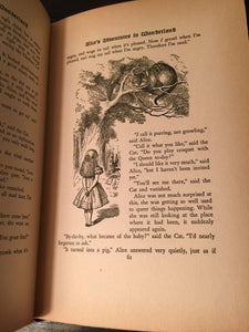 ALICE'S ADVENTURES IN WONDERLAND Lewis Carroll, Tenniel Little & Ives 1920s-30s