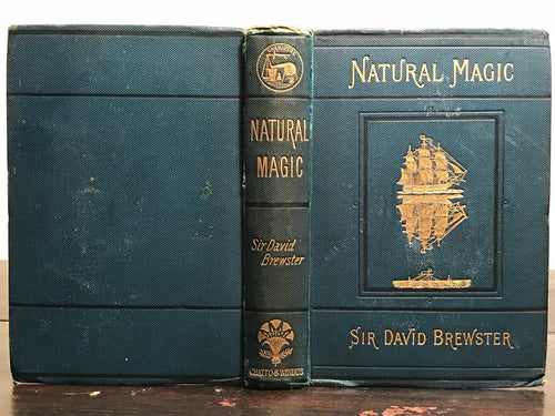 1883 - LETTERS ON NATURAL MAGIC - DAVID BREWSTER Magic Tricks, Magicians, Occult