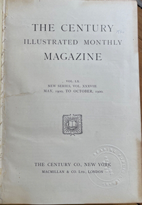 1st Appearance PROBLEM OF INCREASING HUMAN ENERGY by N. TESLA - Century Mag 1900