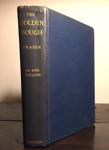 THE GOLDEN BOUGH IN ONE VOLUME, JAMES FRAZER Early Authorized Edition, 1927 RARE
