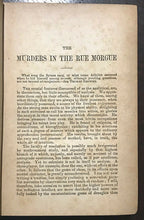 1887 EDGAR ALLAN POE - MURDERS IN THE RUE MORGUE & OTHER TALES - ARUNDEL EDITION
