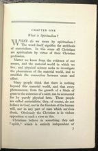 SPIRITUALISM IN RELATION TO SCIENCE & RELIGION - 1st, 1927 SPIRITS AFTERLIFE