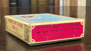 VINTAGE ALICE AND WONDERLAND CARD GAME SET - Complete 48 Cards + Booklet