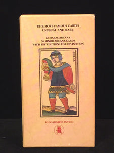 ANCIENT TAROTS OF LIGURIA-PIEDMONT — Lo Scarabeo Deck, 1995 RARE Tarot Cards