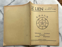 LE LIEN FRENCH OCCULT MAGAZINE - SEPT-OCT 1964 BIORHYTHM PAST LIVES FORECASTS