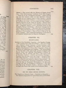 THE DIVINE PEDIGREE OF MAN - Thomson Hudson, SCARCE 1st Ed, 1899 - Evolution God