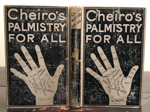 SIGNED - CHEIRO'S PALMISTRY FOR ALL by CHEIRO - 1st/1st, 1919 - Psychic Occult