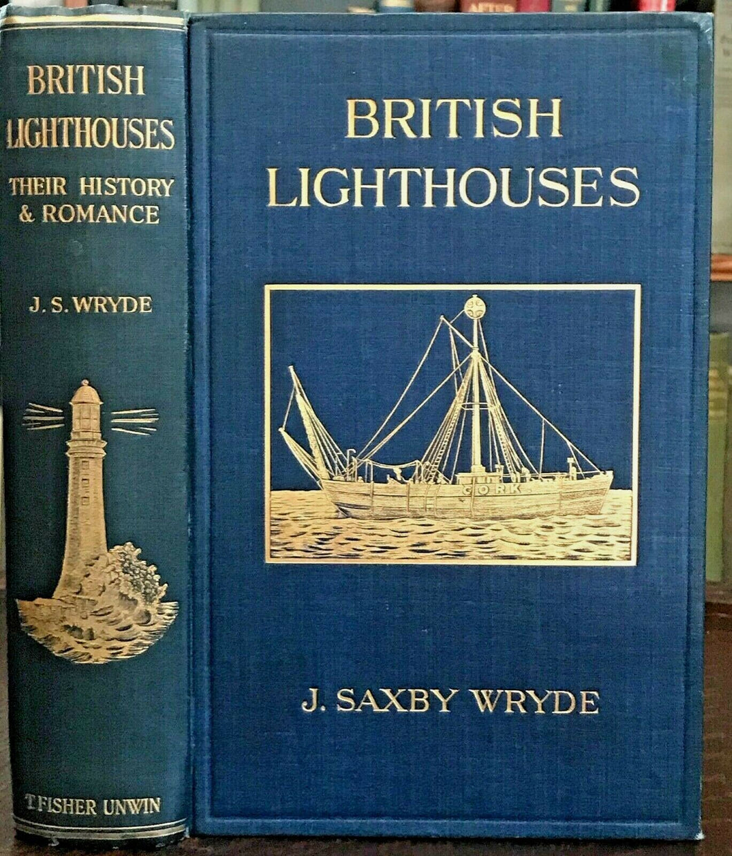 BRITISH LIGHTHOUSES - Wryde, 1st Ed 1913 - SEAFARING SEA MARKS SHIPS MARINER