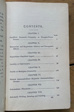 TELEPATHY & SUBLIMINAL SELF - Mason, 1899 DREAMS PHANTASMS HYPNOTISM DIVINATION