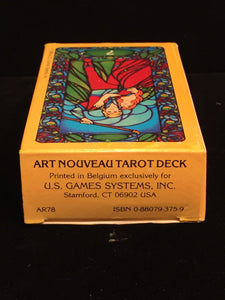 ART NOUVEAU TAROT Card Deck by Matt Myers, 1989 SEALED, MINT CONDITION Belgium