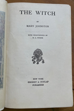 THE WITCH - Mary Johnston, 1st 1914 SUPERNATURAL LOVE STORY WITCHES WITCH HUNTS