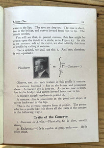 READING CHARACTER AT SIGHT - 1st 1918 - 8 Vols Full Set - PHRENOLOGY PSYCH HR