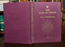 BOOK OF TOKENS: 22 MEDITATIONS ON AGELESS WISDOM, 1983 Paul Foster Case - TAROT